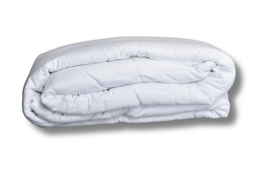 שמיכה כבדה לבנה מרגיעה 100% כותנה לשיפור השינה שלכם בלילה 2.3 ק"ג (מידת ילדים)