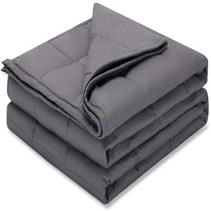שמיכת כובד עשויה 100% כותנה טבעית, מוסמכת Oeko-Tex (תקן הסמכה בינלאומי למוצרי טקסטיל)