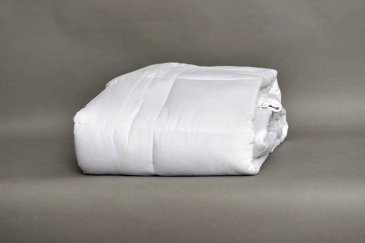 שמיכה כבדה לבנה מרגיעה 100% כותנה לשיפור השינה שלכם בלילה 9 ק"ג